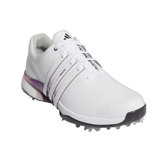 New Men’s Adidas Tour360 24 Golf White Shadow Fig IE3366 Size 13